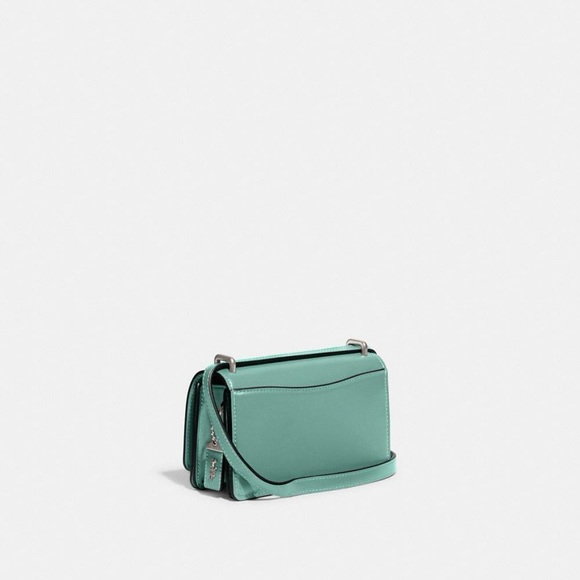NWT Coach Crossbody Bandit Crossbody Tiffany Blue Lux Refined Leather - Picture 4 of 8